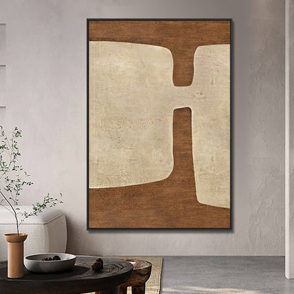 GEOMETRIC WABI SABI ART MID CENTURY #A7265