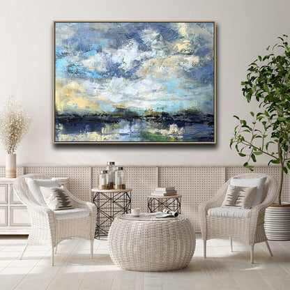 MODERN ABSTRACT LANDSCAPE WALL ART #A5555