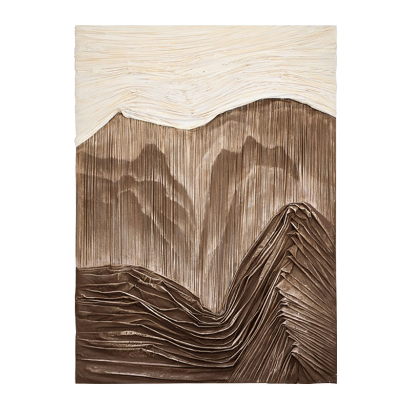 IMPRESSION MOUNTAIN HANDMADE THREE-DIMENSIONAL TEXTURE PAINTING #A5649