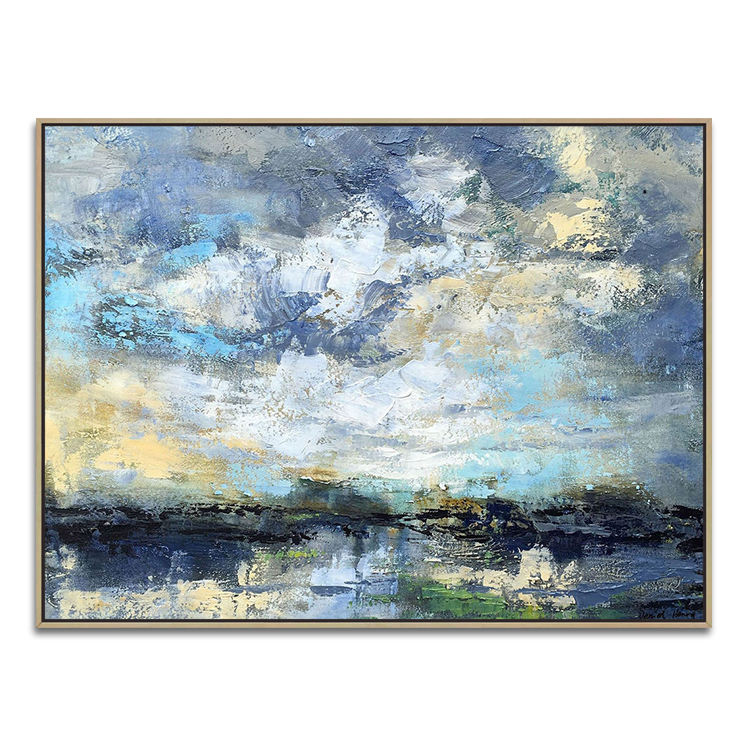 MODERN ABSTRACT LANDSCAPE WALL ART #A5555