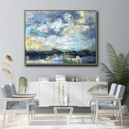 MODERN ABSTRACT LANDSCAPE WALL ART #A5555