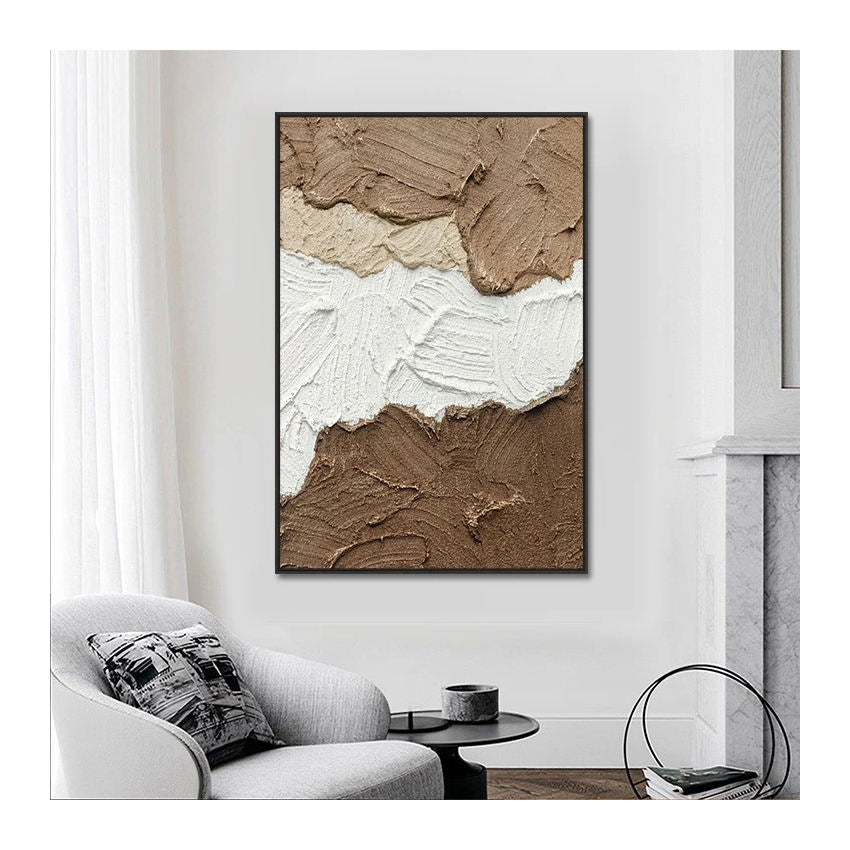 EARTH TONED ABSTRACT ART #A5866