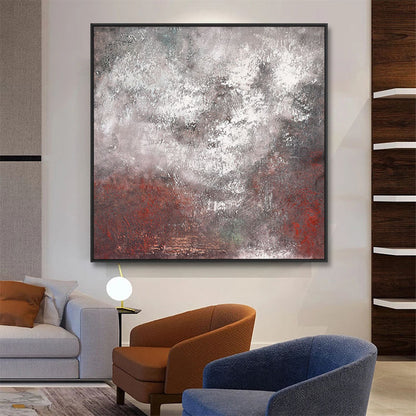 WABI-SABI MODERN ABSTRACT CANVAS TEXTURED ART #A5573