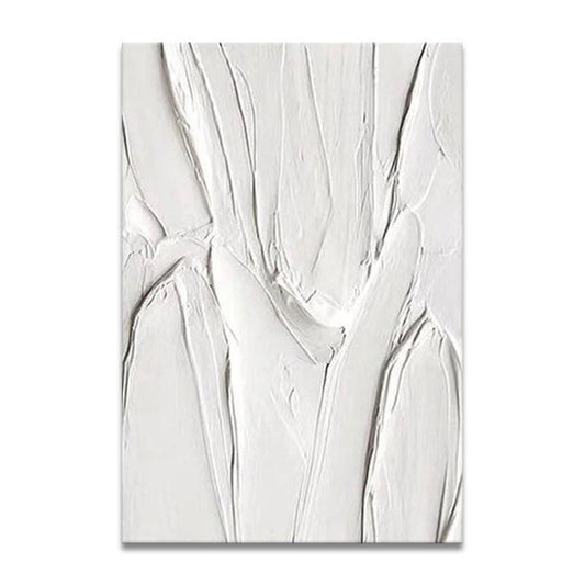 WHITE ABSTRACT WALL ART #A5485