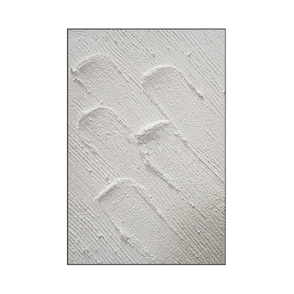 WHITE MINIMALIST NORDIC LARGE ABSTRACT ART #A9849