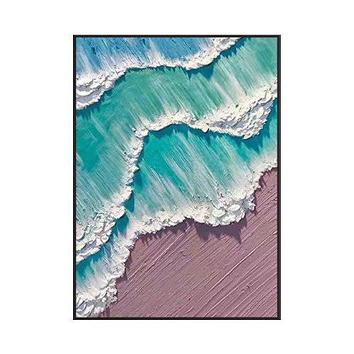 MODERN OCEAN RELIEF ABSTRACT ART #A9891