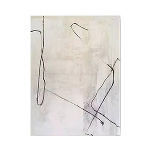 MINIMALIST BLACK AND WHITE ART LINE ABSTRACT WALL ART #A6626