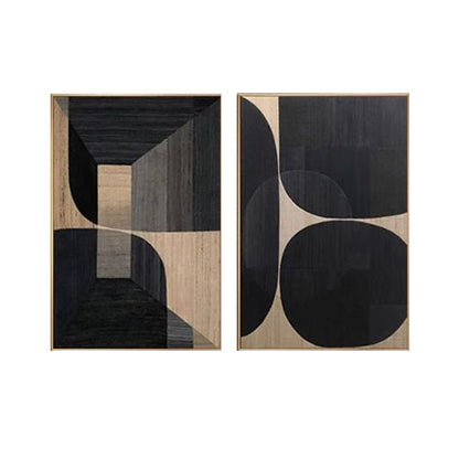 GEOMETRIC THREE DIMENSIONAL ABSTRACT WALL ART #A9841