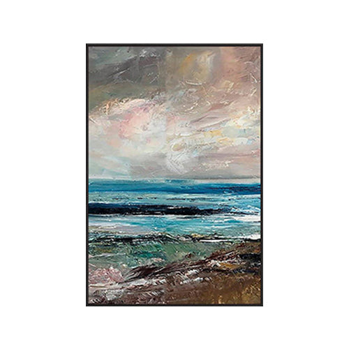 HANDMADE SEASCAPE MODERN ABSTRACT ART #A9846