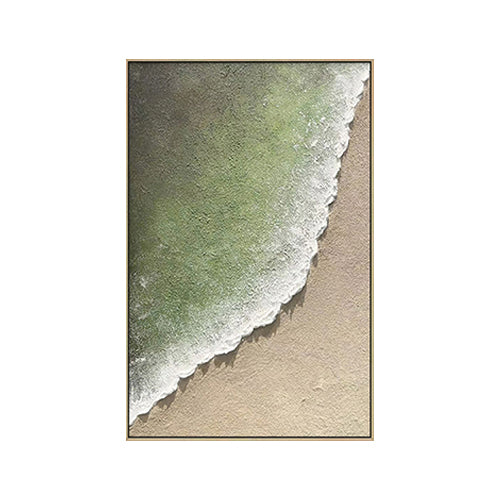 ABSTRACT CANVAS BEACH ARTWORK OCEAN WAVES #A4006