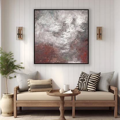 WABI-SABI MODERN ABSTRACT CANVAS TEXTURED ART #A5573