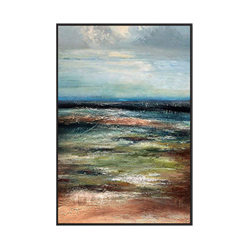 HANDMADE SEASCAPE MODERN ABSTRACT ART #A9321